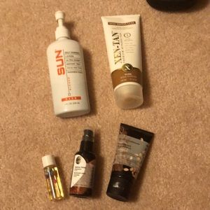 Self tanners x 2 Brand new-Sephora brush cleaner shampoo and conditioner—-SOLD